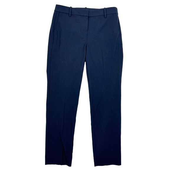 J.CREW Slim-Fit Full-Length Trouser Dress Pant 10 Navy Blue NWT A3 - Picture 2 of 6